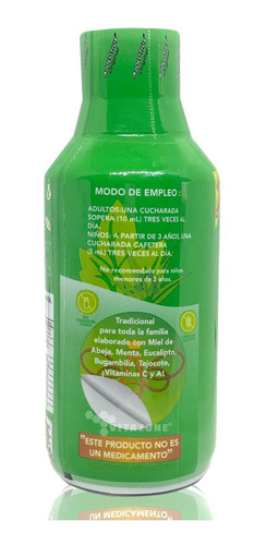 Imagen 5 de 6 de Ajolotius Jarabe Con Miel Para La Tos 250 Ml.