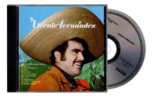 Vicente Fernández - Camino Inseguro - cd versión estándar 1967 en caja de plástico producido por Sony Music