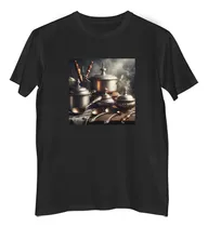 Comprar Remera Hombre Dtf Cucharas Y Cucharones Ollas Y Tapas C4