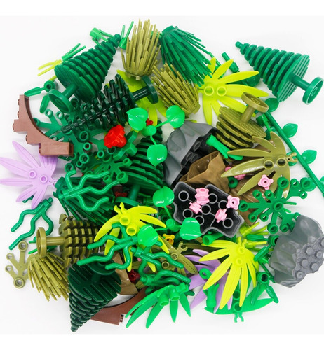 Bloques De Plantas Y Flores Compatible Con Lego Ladrillos