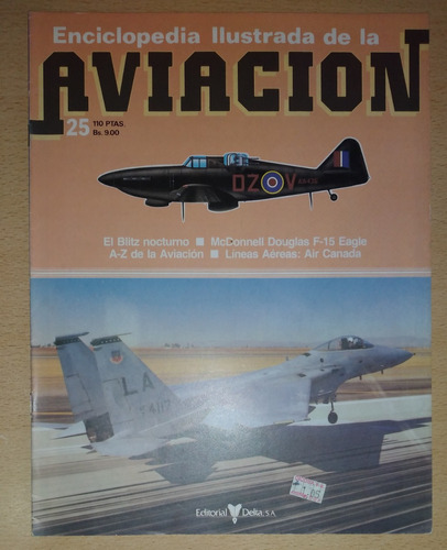 Revista Enciclopedia Ilustrada De Aviación N°25 Junio 1982