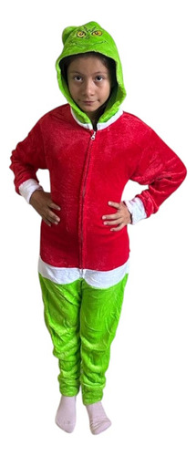 Pijama Mameluco Grinch Infantil