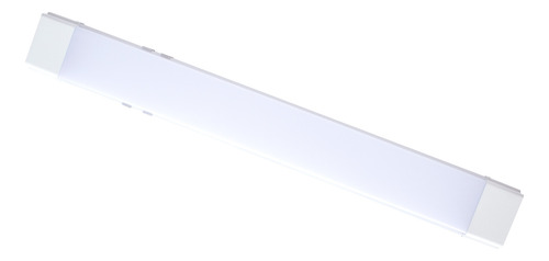 Lampara Lisa De Sobreponer Led Luz De Dia 60cm Litelux Blanco