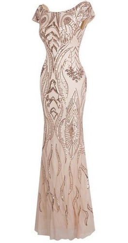 Imagem 3 de 6 de Vestido Sereia Vintage Coral Importado Pronta Entrega