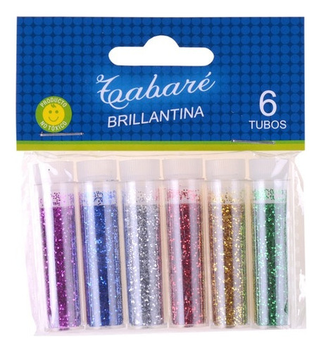 Brillantina Glitter Tabare Pack X6 Serviciopapelero