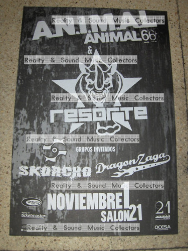 Resorte Animal Poster Salon 21 De Coleccion