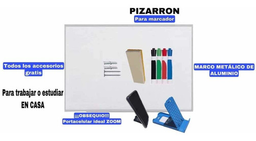 Imagen 1 de 3 de Pintarron Blanco 40x60