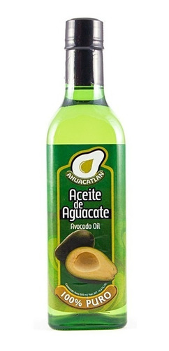 Aceite De Aguacate 100% Puro Ahuacatlan 500 Ml 
