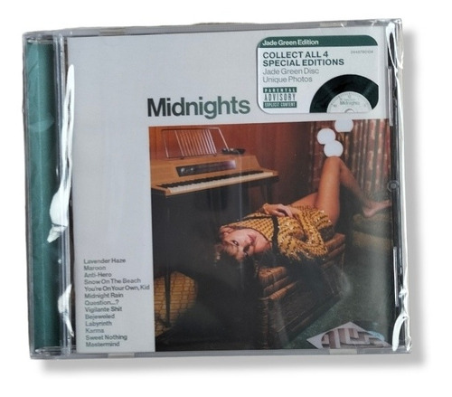 Taylor Swift Midnights[jade Green Edition] Original  Cd 