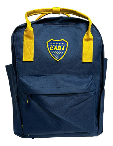 Mochila Boca Juniors Tipo Bolso Calidad Reforzada Premium ++