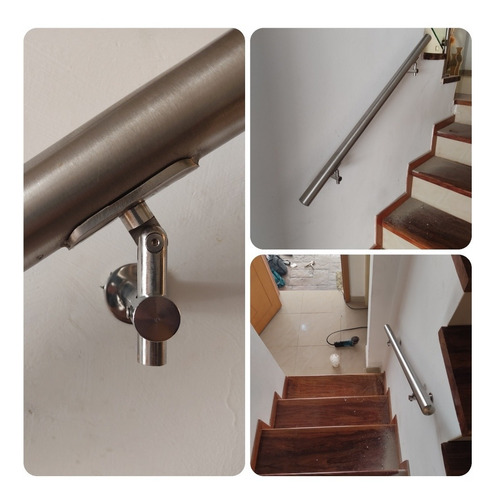Imagen 7 de 9 de Accesorios Para Barandas Pasamanos Vidrio Y Acero Inoxidable