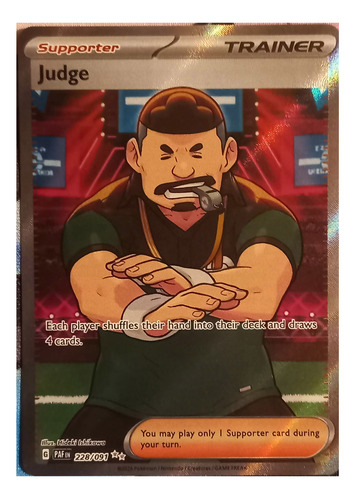 Judge 228/091 Paldean Fates Carta Pokemon Tcg