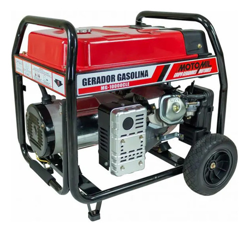 Gerador Energia À Gasolina 4t- 18 Hp-10 Kva Motomil