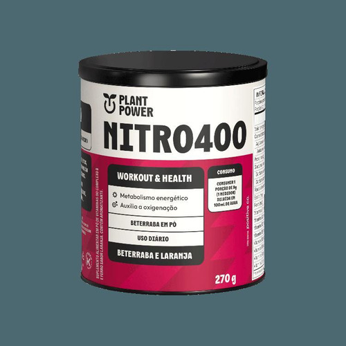 Kit 2x: Nitrato Nitro400 Beterraba/laranja Plant Power 270g