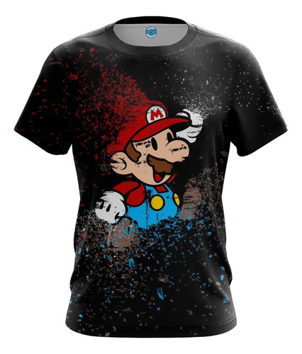 Camisa Camiseta Mario Bros Super Collor Adulto Infantil 02