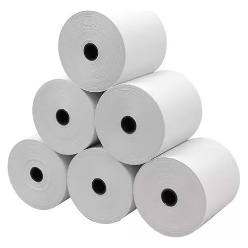 5 Rollos Térmicos 80x80 Mm Papel 48 Grs . Ideal Sii