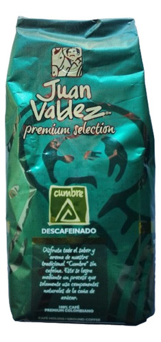 Café Colombiano Juan Valdez  Descafeinado 340g