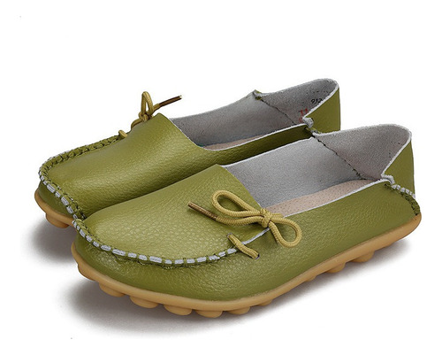 Oferta Especial Zapatos Flats Cuero Moda Casual