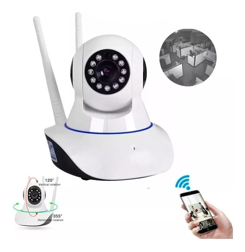 Camara Ip Wifi Hd Motorizada Vision Nocturna 360°