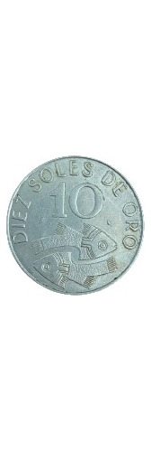 Moneda De 10 Soles Peruanos, Año 1969.