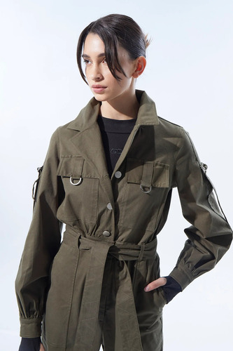 Entero Mono Harlow Verde Militar Ginebra Verde Oscuro 1