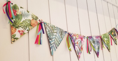 Banderines Para Sublimar Set Tropical Laura Craft