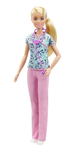 Muñeca Barbie Enfermera Profesiones 