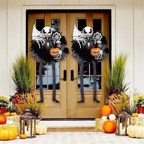 Decoración Colgante Con Forma De Corona De Halloween Paya