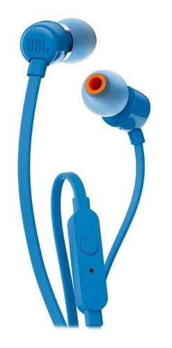 Imagen 3 de 4 de Auriculares in-ear JBL Tune 110 JBLT110 x 1 unidades blue