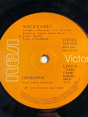 Vinilo Single De Mocedades Secretaria(p148