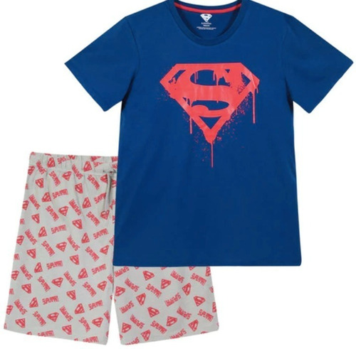 Pijama De Verano Superman Talla M