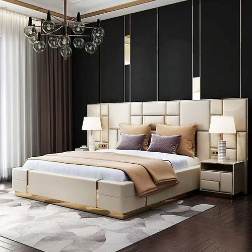 Imagen 2 de 2 de Cama Moderna Md Inv- 1203 Exotik Geometri + Obsequio