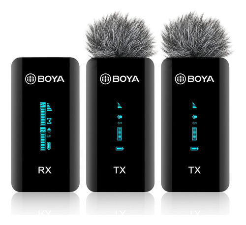 Boya By-xm6-s2 Micrófono Lavalier Inalámbrico 2.4ghz Cilp On