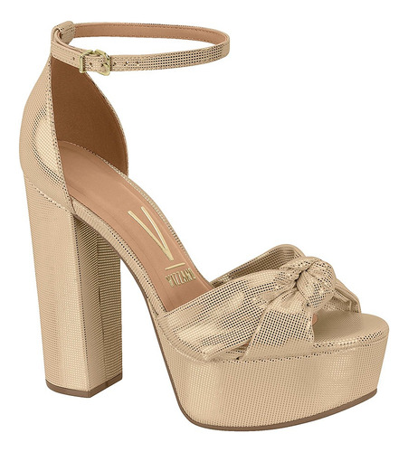 Sandalia Casual De Dama Vizzano 236282-461 Beige/dorado 