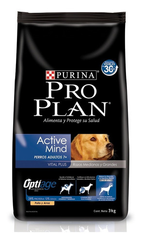 Concentrado Para Perro Active Mind Pro Plan Adultos Mayores 