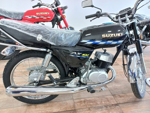 Imagen 8 de 15 de Suzuki Ax 100 2023 0km Rojo Moto Calle-suzuki Agronomia