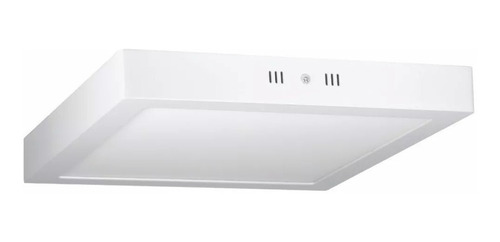 Panel Plafon Led 18w Aplicar Cuadrado 22x22cm Calido