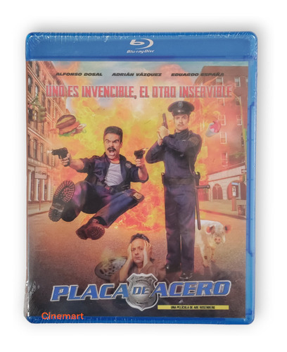 Placa De Acero Alfonso Dosal Pelicula Bluray