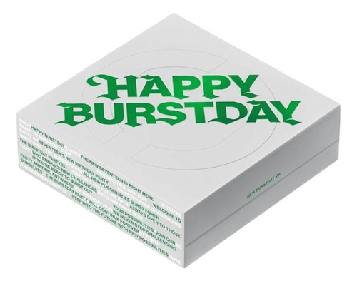 Seventeen 5th Album Happy Burstday New Burstday Ver. Cd Box