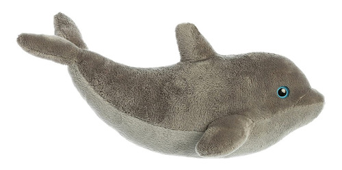 Imagen 4 de 10 de Peluche Delfin Gris Aurora Juguete Super Suave Felpa Calidad