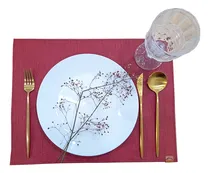 Comprar Set X 2 Manteles Individuales De Mesa Ecocuero Impermeables