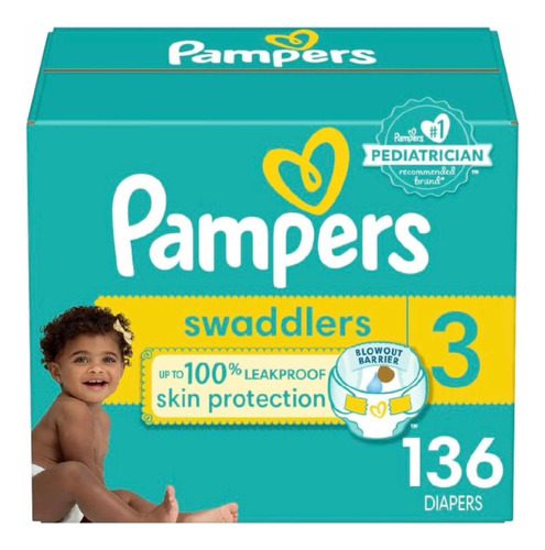 Pañales Pampers Etapa 3. 136