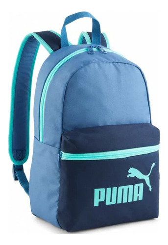Mochila Puma Phase Small Unisex 079879-12 Azul Lisa