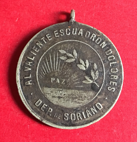 Medalla, Al Valiente Escuadrón Dolores Soriano 1904, Ne350