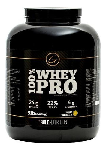 Suplemento Gold Nutrition 100% Whey Pro 5lb Oferta