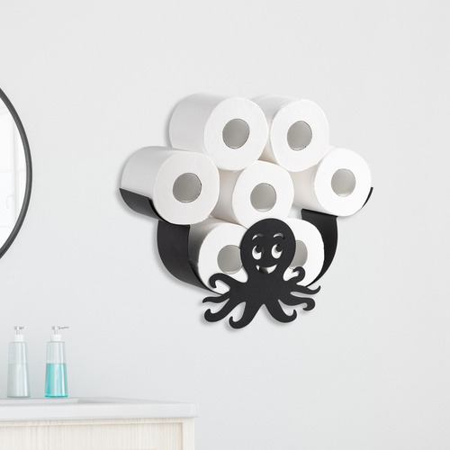 Metal Papel Higiénico Soporte De Pared De Pared 36x10x207cm