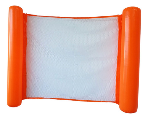 Hamaca Inflable Con Red Para Piscina, Cama Flotante De 102