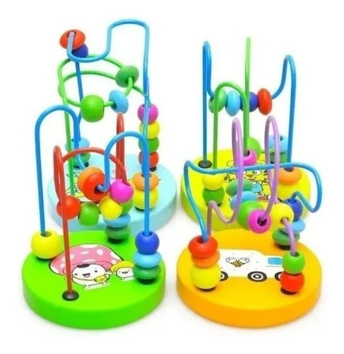 Juego De Motricidad Fina Para Bebes Y Niños Laberinto 12 Cm