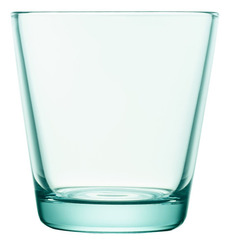 Do Vaso Cristal Color Verde Agua Capacidad 7 Onza