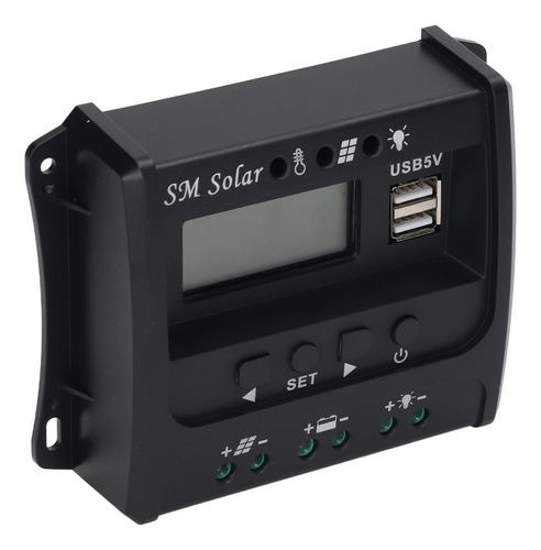 Controlador De Panel Solar De Carga Pwm De 3 Etapas